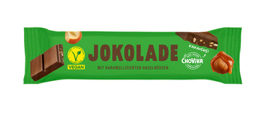 JOKOLADE Riegel mit karamellisierten Haselnüssen - Vegan & Kakaofrei (40 Stück)